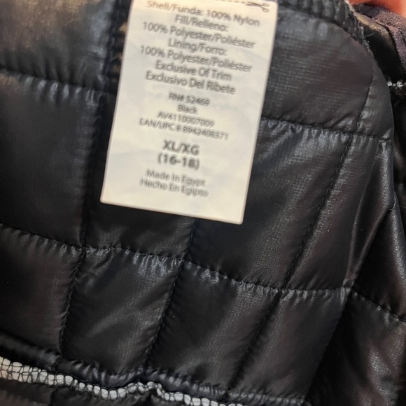 Avia Black Quilted Puffer Jacket -XL - Picture 8 of 8